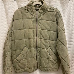 Free People Dolman Quilted Knit Jacket